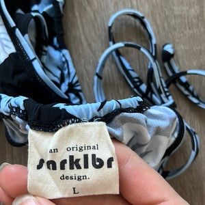 SNRKLBR Blue Hawaii bikini SET sz L